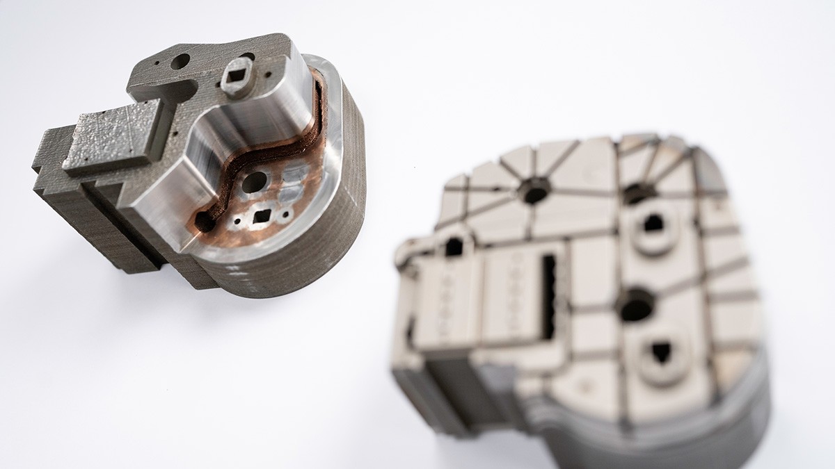Innovative injection molding with additively manufactured multi-material tools